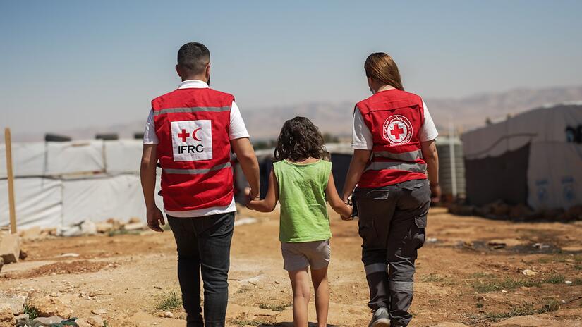 Gavi routine childhood vaccinations for vulnerable children in Lebanon - Lebanese Red cross. Credit: IFRC